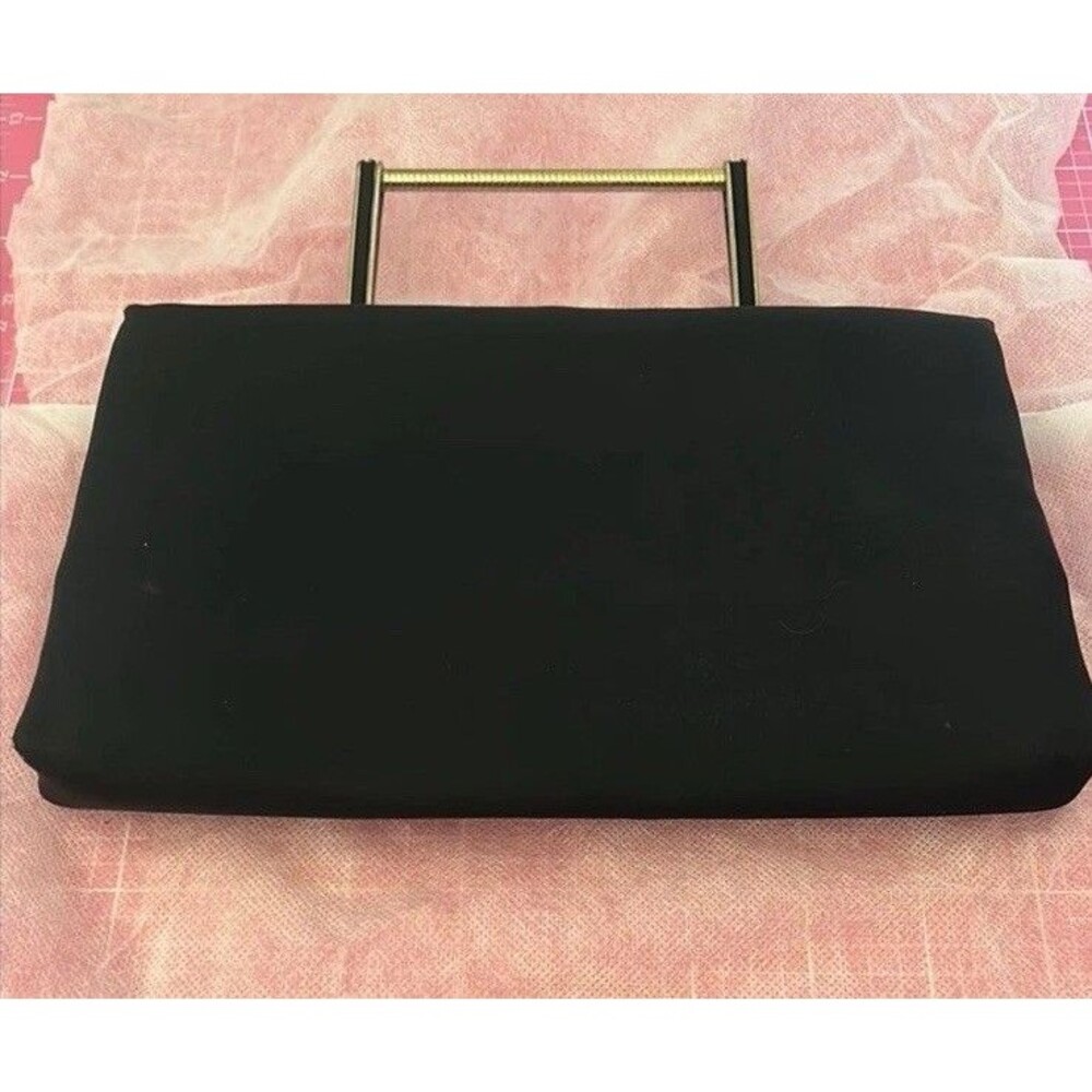 This After Five Vintage elegant black clutch Made in USA